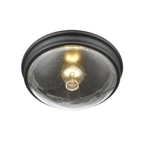 Millennium Lighting 1 - Light Flush Mount in  Matte Black - 1 of 4