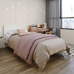 ChaletPosh Wooden Platform Bed - 1 of 4