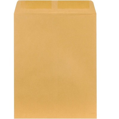 HITOUCH BUSINESS SERVICES Gummed Catalog Envelopes 11.5" x 14.5" Brown 100/Box SPL534776