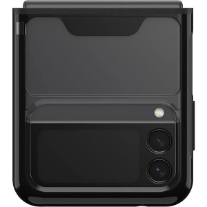 Refurbished: OtterBox SYMMETRY SERIES Flex Case for Samsung Galaxy Z Flip3 5G - Black Crystal - Refurbished - 1 of 2