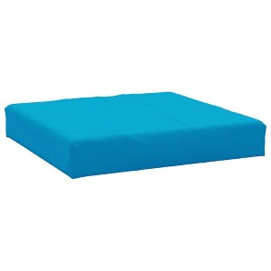 vidaXL Light Blue Pallet Cushion - Outdoor/Indoor Use - Durable, Wrinkle-Resistant Oxford Fabric - Soft Foam Fiber Filling - 23.6" x 23.6" Size - 1 of 4