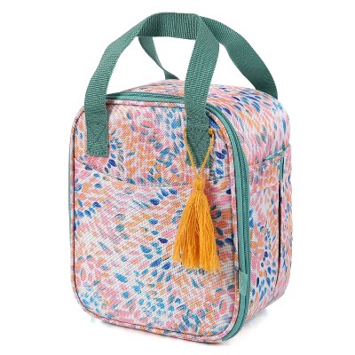 Thistle & Thread Clementine Upright Lunch Bag - Cerulean Blue