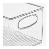 mDesign Plastic Kitchen Pantry Storage Organizer Bin with Handles, 4 Pack, Clear, USA Made - 3 of 4