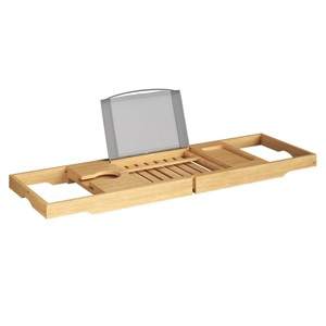 Bamboo Bath Caddy Brown - Hastings Home - 1 of 4