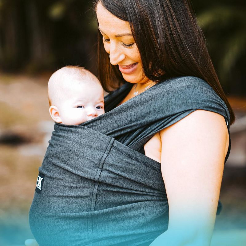 Active Yoga Baby K'tan Baby Carrier Wrap: #1 Easy Pre-Wrapped Baby Sling | Soft Yoga Fabric | UVA/UVB Infant Sun Protection | Breathable Quick Drying | Newborn to Toddler up to 35lb (See Size Chart), 5 of 19