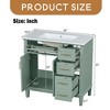 36" Modern Bathroom Vanity with Ceramic Sink, Soft Close Doors, 4 Drawers for Storage - 3 of 4