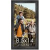 PosterPalooza | 8.5x14 Wide Barnwood Picture Frame, UV Acrylic, 6 Finishes - Grey, Brown, White, and Black - 2 of 4