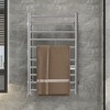 Costway Electric Towel Rail Rack 10-bar Rung Heated Bathroom Warmer Steel - 2 of 4