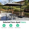 Okak 10 Ft Cantilever Patio Umbrella,Large Square Umbrella for Patio,Umbrella Outdoor with 360° Rotation&Tilt Adjustment - 3 of 4
