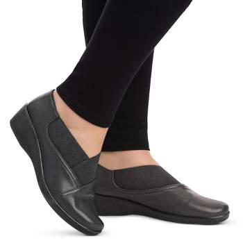 Collections Etc Lightweight and Flexible Comfort Slip-On Shoes