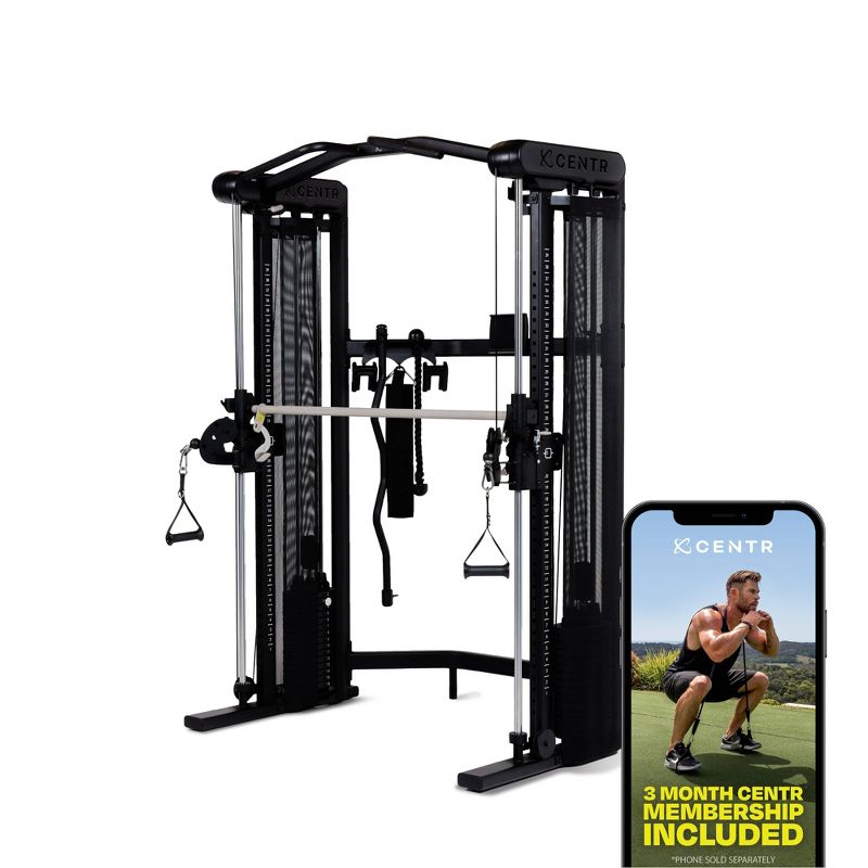 Centr by Chris Hemsworth Centr 3 Home Gym Functional Trainer with Selectorized Smith Bar and 3-month Centr Membership, 1 of 11