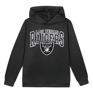 NFL Las Vegas Raiders Toddler Boys' Poly Fleece Hooded Sweatshirt - 1 of 1