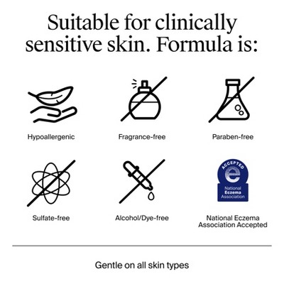 Neutrogena Ultra Gentle Daily Cleanser Foaming Formula - 8.5 fl oz: No Fragrance Added, Paraben-Free, For Normal and Sensitive Skin