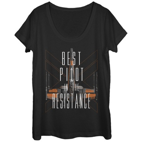 Women's Star Wars The Force Awakens Best Pilot in the X-Wing Scoop Neck - image 1 of 3