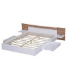 Whisen Queen Size Platform Bed with Headboard, Shelves, USB Ports and Sockets - 4 of 4
