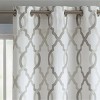 Kate Aurora 2 Piece Grommet Top Light Filtering Geometric Window Curtain Panels - image 2 of 4