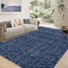 Washable Modern Solid Non Slip Area Rugs for Bedroom Living Room, Low Pile Soft Carpet for Home Office - 3 of 4