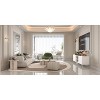 FUFU&GAGA 2-Doors Entertainment Centers TV Stand With Storage Shelves - 4 of 4
