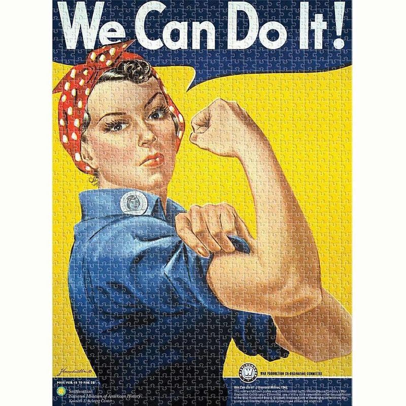 Aquarius Puzzles Smithsonian Rosie the Riveter 1000 Piece Jigsaw Puzzle, 1 of 7