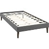 Modway Sharon Twin Fabric Bed Frame with Squared Tapered Legs - 2 of 3