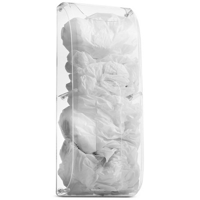 Manterio Wall-Mounted Acrylic Bag Organizer