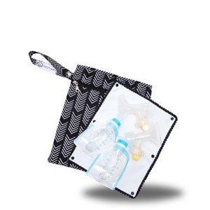 Sarah Wells Pumparoo Wet/Dry Bag – Compact Pump Parts Organizer with Waterproof Compartment & Staging Mat – Machine Washable - 1 of 4
