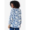 ellos Plus Size Textured Knit Blouson Sleeve Tunic - 3 of 3