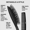 Conair for Men Black Cushion Hairbrush & Combo Set - 2ct - 4 of 4