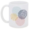 Elanze Designs You Got This Circles 11 Ounce White Ceramic Coffee Mug - 2 of 2