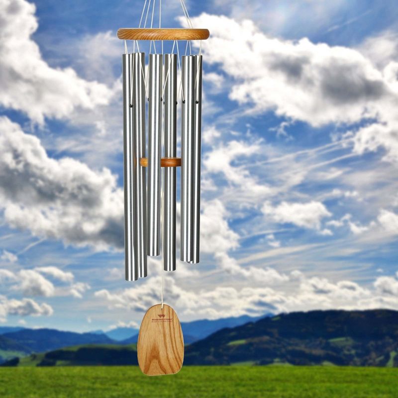 Woodstock Windchimes Blowin' in the Wind Chime, Wind Chimes For Outside, Wind Chimes For Garden, Patio, and Outdoor Décor, 34"L, 3 of 9