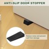Unique Bargains ABS Anti-Slip Mini Size Wide Applications Door Stop 12 Pcs - 4 of 4