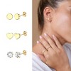 Chery Life 3 Pairs Stylish earrings suitable for people of all styles - 2 of 4