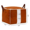 REGALWOVEN Storage Moving Bags for Organizing Bedroom Comforter Closet Organizers and Storage with Handles - 2 of 4