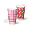 Holiday Disposable Drinkware Hot Cup - Red Green - 16oz/8ct - Up & Up™ :  Target