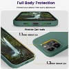 BONGEEK for iPhone 15 Pro Case, Military-Grade Protection, Shockproof Silicone, Anti-Fingerprint & Anti-Slip, Pine Green - 4 of 4