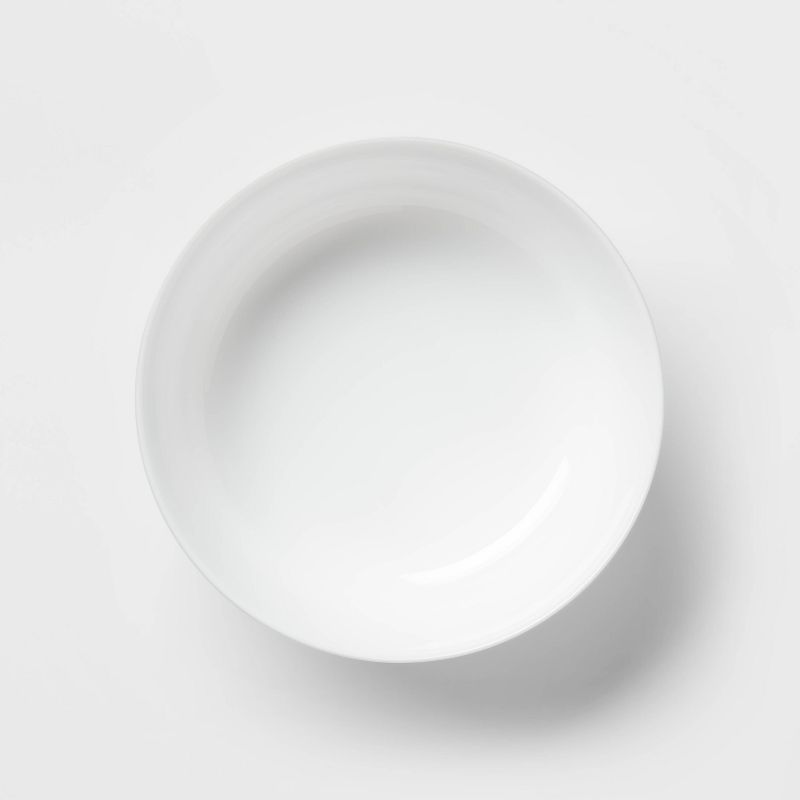 44oz 3pk Glass Dinner Bowls White - Made By Design&#8482;, 4 of 6