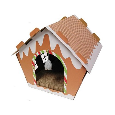 Midlee Gingerbread Christmas Cat Scratcher House Target