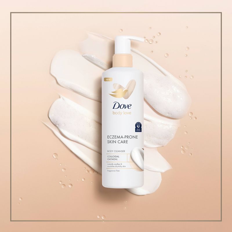 Dove Beauty Body Love Eczema-Prone Skin Care Fragrance-Free Body Wash - Unscented - 17.5 fl oz, 5 of 7