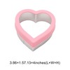 Unique Bargains Biscuit Cutter Large Heart Trio Cookie Cutter Hand Washable Stainless Steel Plastic 3.9"x4.1"1.6" 1Pcs - 3 of 4