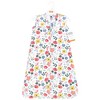 Hudson Baby Infant Girl Cotton Sleeveless Wearable Sleeping Bag, Sack, Blanket, Modern Botanical - image 2 of 2