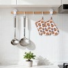 REGALWOVEN Cotton Heat Resistant Stain-Resistant Oven Mitts 2 Pcs with Pot Holders 4 Pcs 11x7.1inch - 2 of 4