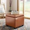Madison Square Storage Ottoman - HUD8228 - Safavieh Couture - 2 of 4