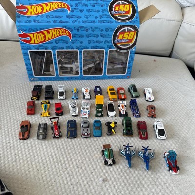 Hot wheels box of 50 deals