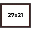 PosterPalooza | Linear Brown Picture Frame - UV Acrylic, Backing Board, Hanging Hardware Included - 2 of 4