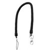 Unique Bargains Lobster Clasp Coiled Strap Rope Lanyard Keyring Key Holder Black 18.1" Length - 4 of 4