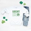 Simply Sage Market Women's Graphic Sweatshirt Bold Green Lucky Stacked - 3 of 3