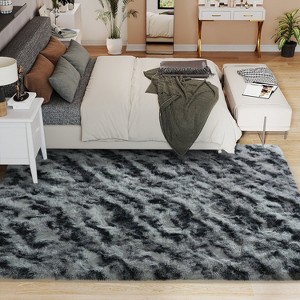 5x7 Area Rugs for Bedroom, Soft Fluffy Shaggy Rug for Living Room Kids Room Home Decor - 1 of 4