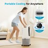 Etust 1800CFM Evaporative Air Cooler with 6.6 Gal Tank & 4 Ice Packs, Portable Swamp Cooler, 12H Timer - 4 of 4