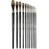 Creative Mark Hamburg Premiere Professional Oil Painting Brushes - Filbert Oil Paint Brush - Handmade in Germany, Natural & Synthetic Hair Blend, Long - 3 of 4