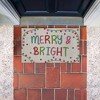 Stupell Industries Merry & Bright Ornament Border Printed Outdoor Imitation Sisal Door Mat, design by Emily Cromwell - 3 of 4